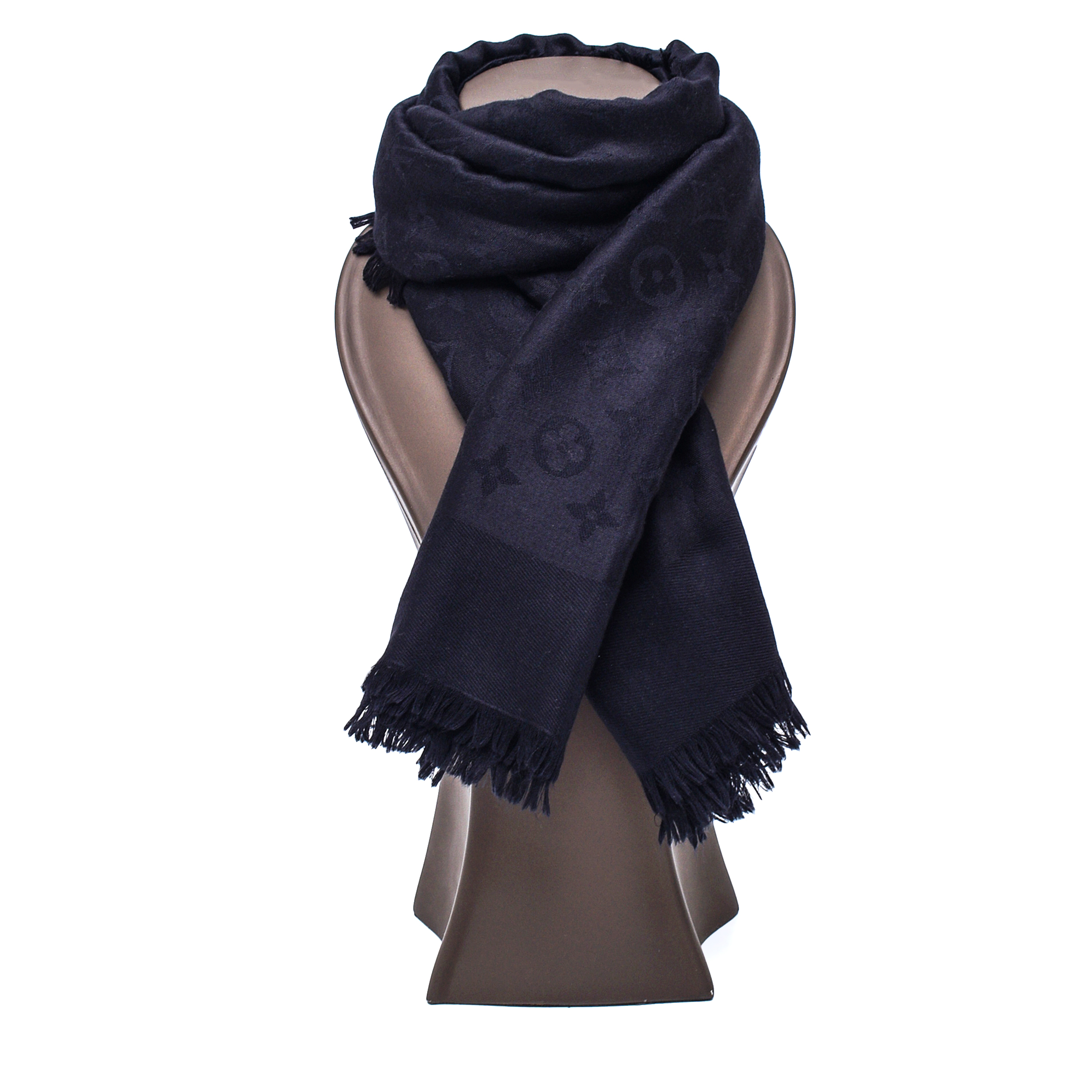 Louis Vuitton - Black Monogram Classic Shawl